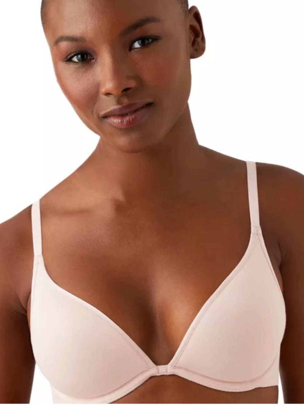 b.tempted by Wacoal pink 34C Plunge t-shirt bra